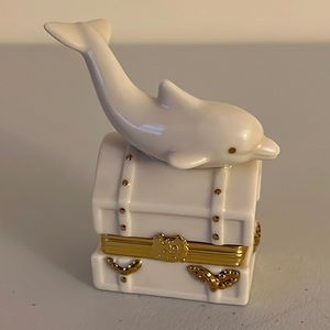 Lenox Treasures Dolphin’s Hidden Treasure Box